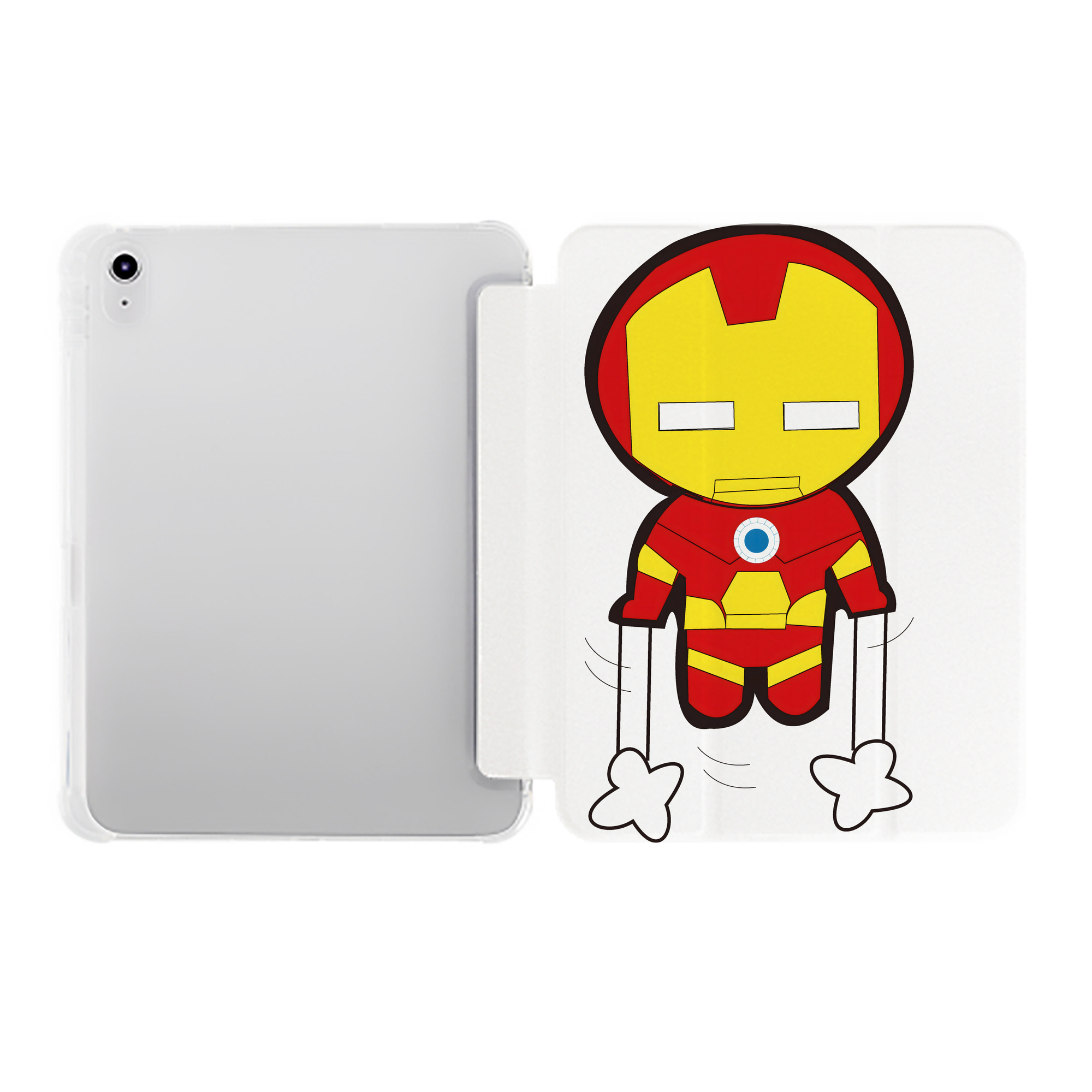 （画像用） アベンジャーズ The Avengers IPad ケース ペン収納付き 三つ折りスタンド PUレザー×シリコン 対応機種9.5/10.5/10.9インチ
